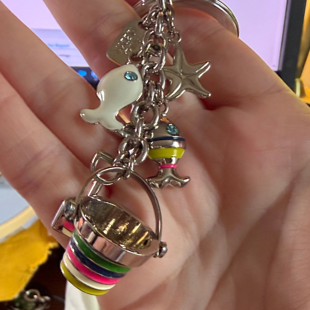 Coach Legacy Fish, Starfish, Bucket keychain